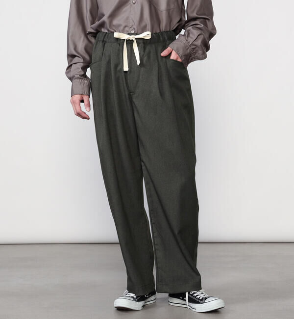 DANTON「DANTON | フランネル 2タックイージーパンツ MEN」|その他|DKGREY
