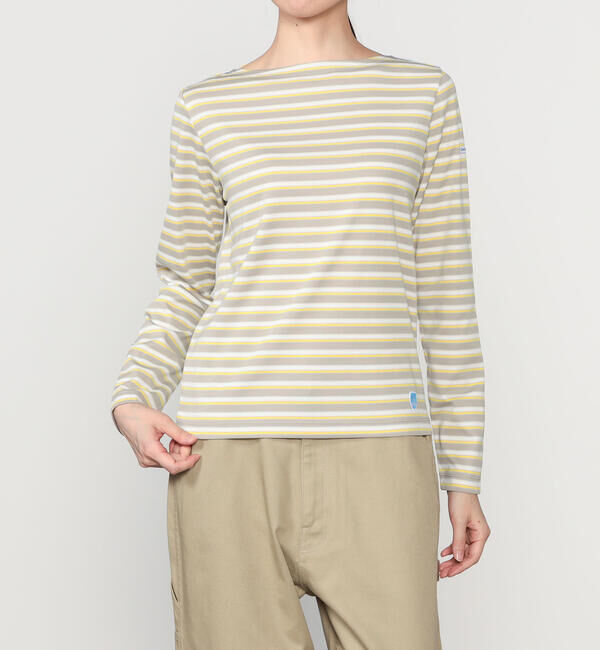 ORCIVAL「ORCIVAL | ジャージー ボートネック長袖プルオーバー WOMEN」|Tシャツ・カットソー|