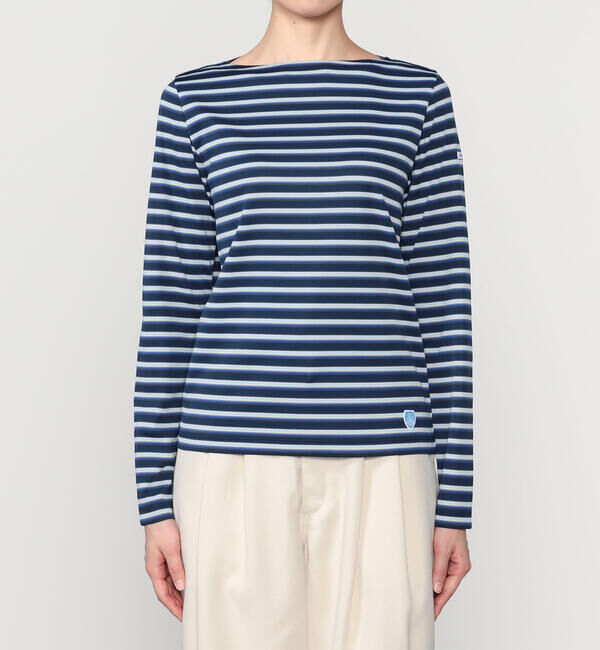 ORCIVAL「ORCIVAL | ジャージー ボートネック長袖プルオーバー WOMEN」|Tシャツ・カットソー|