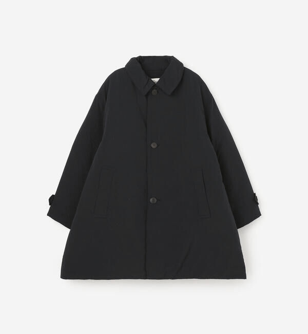 LE GLAZIK「LE GLAZIK | ナイロンタッサー ショートコート WOMEN」|ダウン|