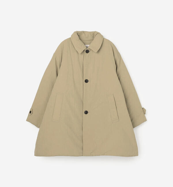 LE GLAZIK「LE GLAZIK | ナイロンタッサー ショートコート WOMEN」|ダウン|