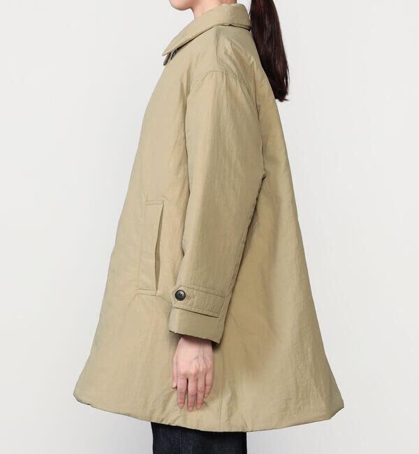 LE GLAZIK「LE GLAZIK | ナイロンタッサー ショートコート WOMEN」|ダウン|