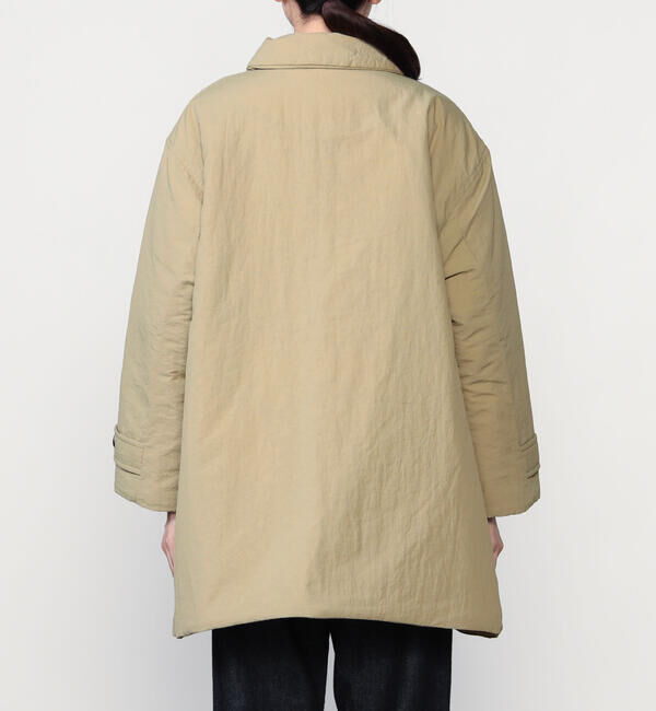 LE GLAZIK「LE GLAZIK | ナイロンタッサー ショートコート WOMEN」|ダウン|