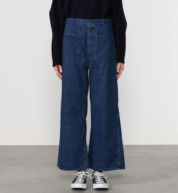  「orSlow | U.S NAVY WOMEN&rsquo;S DENIM FLARE PANTS WOMEN」|デニム|