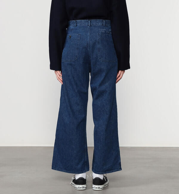  「orSlow | U.S NAVY WOMEN&rsquo;S DENIM FLARE PANTS WOMEN」|デニム|