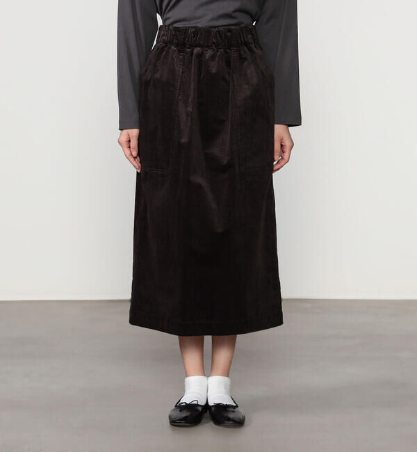  「nicholson & nicholson | 〈別注〉ストレッチコーデュロイ イージータイトスカート WOMEN」|スカート|