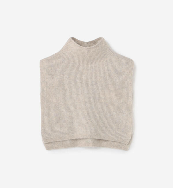 UNFIL「UNFIL | スーパーキッドモヘア ネックウォーマー WOMEN」|ベスト・ジレ|GREIGE