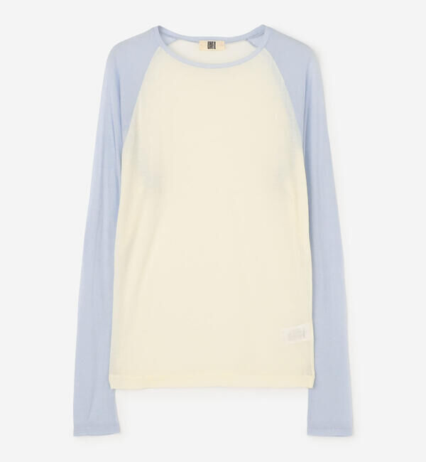 UNFIL「UNFIL | コットンカシミア フットボールTシャツ WOMEN」|Tシャツ・カットソー|WHITE系1