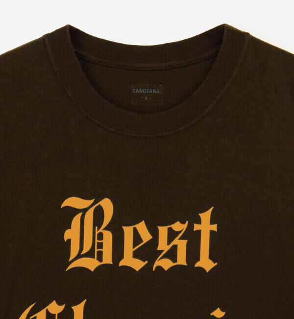  「TANGTANG | 〈別注〉 半袖Tシャツ STATE BEST CLASSIC BROWN WOMEN」|Tシャツ・カットソー|