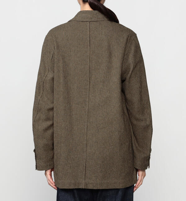  「CHEMISE D'ADAM | 〈別注〉SHIRT JACKET BROWN WOMEN」|テーラードジャケット|