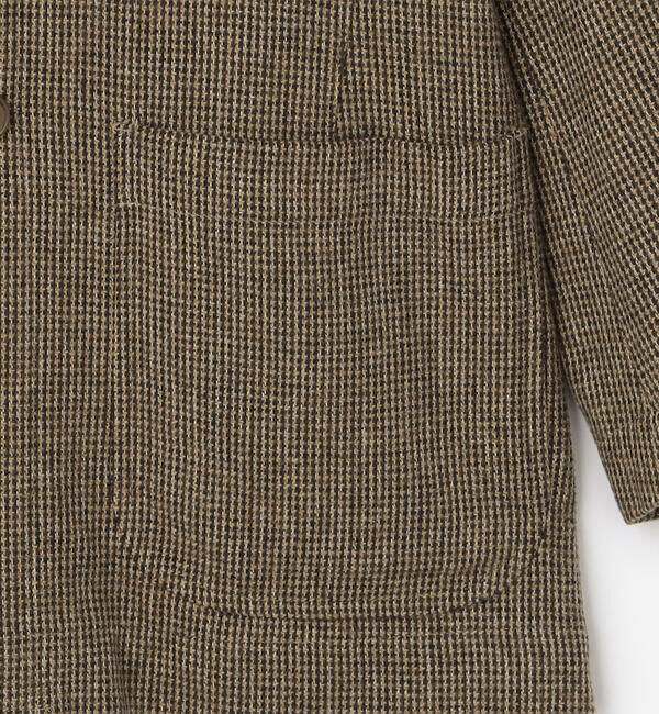  「CHEMISE D'ADAM | 〈別注〉SHIRT JACKET BROWN WOMEN」|テーラードジャケット|