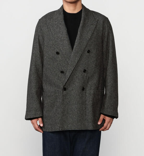  「CHEMISE D'ADAM | 〈別注〉SHIRT JACKET GREY MEN」|テーラードジャケット|