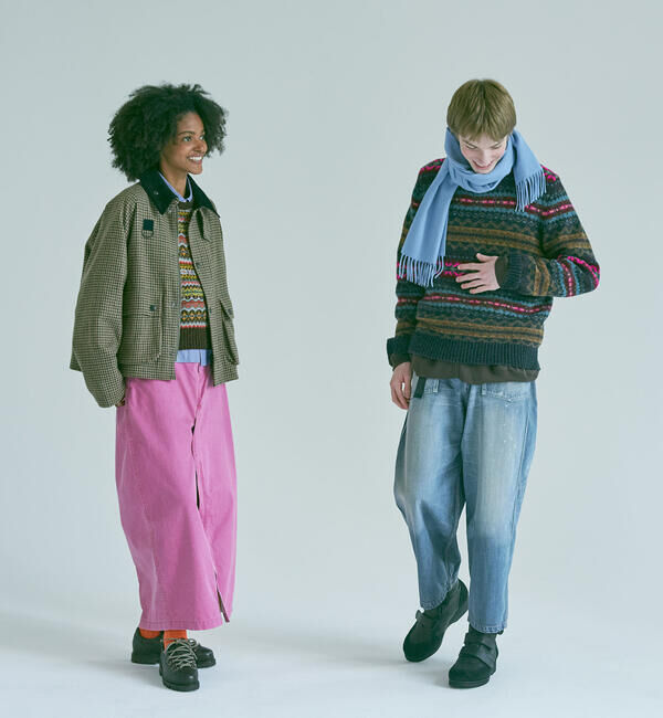 Morris & Sons「MORRIS & SONS | フェアアイル クルーネックベスト WOMEN」|ベスト・ジレ|