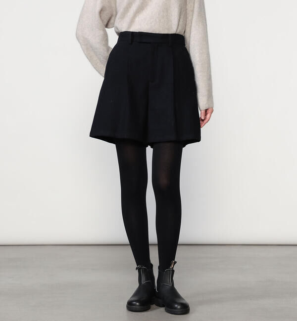 Morris & Sons「MORRIS & SONS | タックショーツ WOMEN」|その他|NAVY