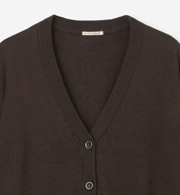  「RYE TENDER | 〈別注〉コットンカシミヤ ニットカーディガン WOMEN」|ニット・セーター|