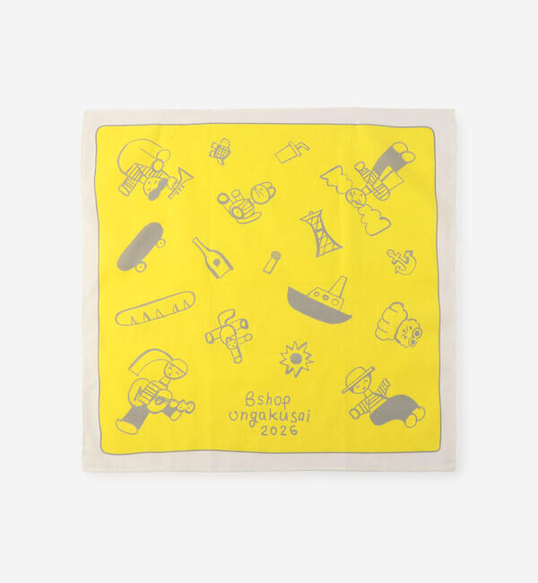  「ビショップ音楽祭2026 オフィシャルバンダナ」|バンダナ・スカーフ|YELLOW