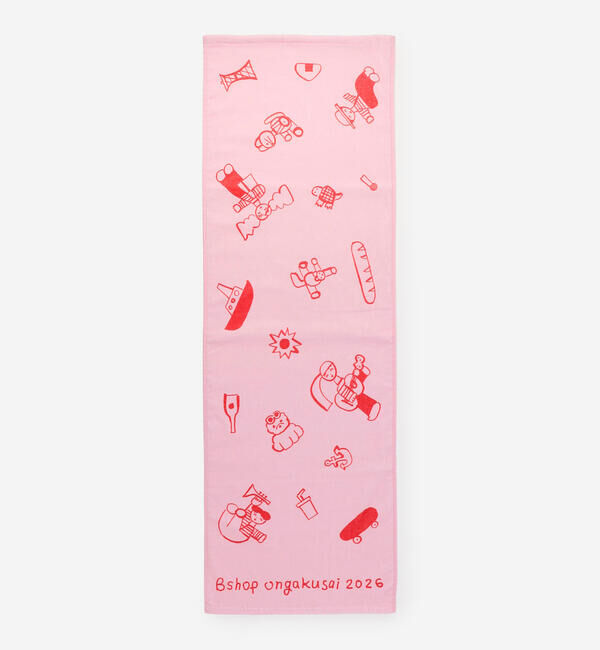  「ビショップ音楽祭2026 オフィシャルフェイスタオル」|タオル|PINK