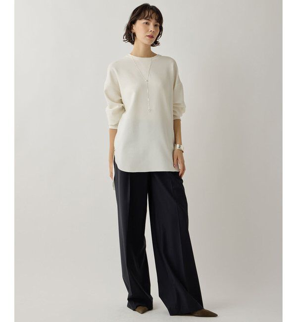  「《インナーにもおすすめ》Vガゼットプルオーバー」|Tシャツ・カットソー|