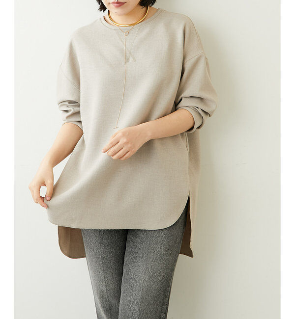  「《インナーにもおすすめ》Vガゼットプルオーバー」|Tシャツ・カットソー|