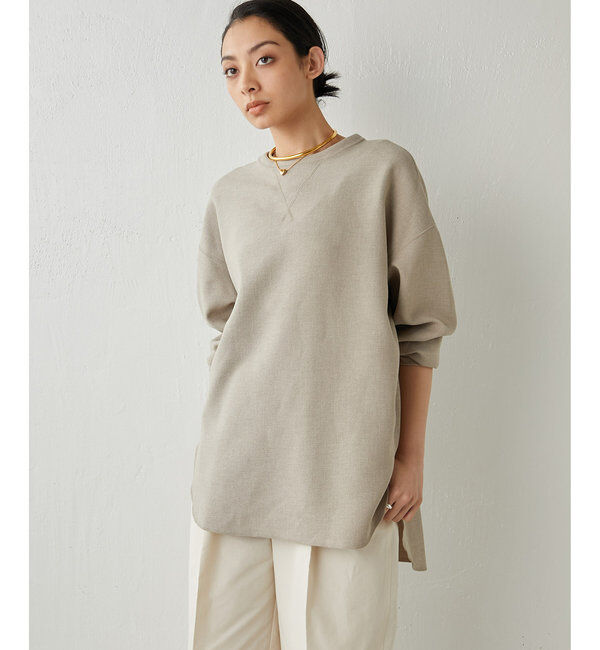  「《インナーにもおすすめ》Vガゼットプルオーバー」|Tシャツ・カットソー|