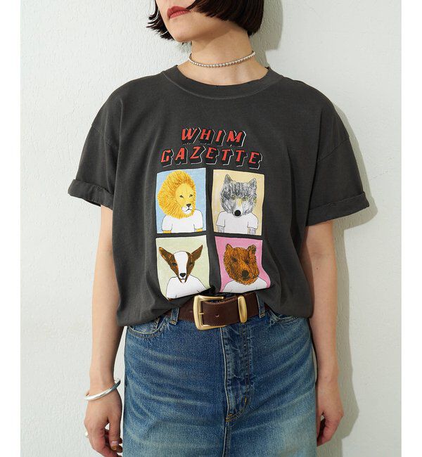  「【UNFORTUNATE PORTRAIT】別注WHIM TEE」|Tシャツ・カットソー|ブラック