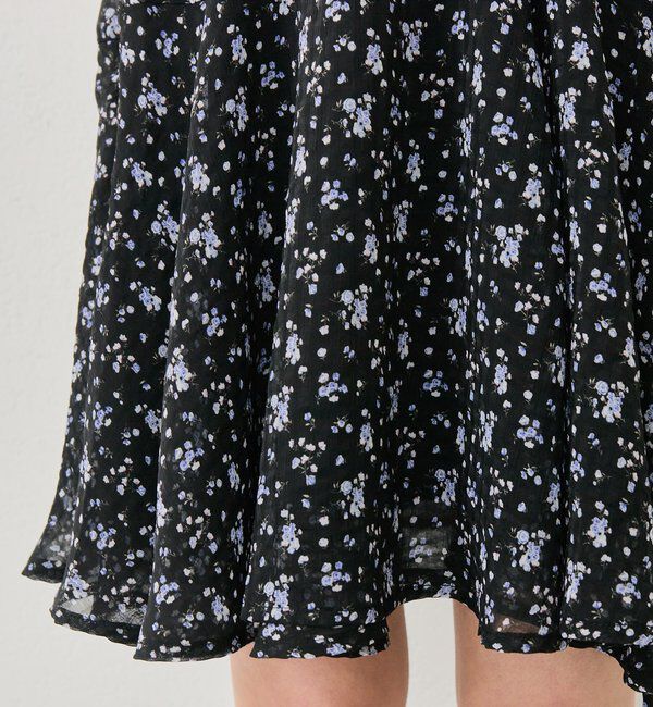  「カシュクールフラワーミニワンピース」|ワンピース|