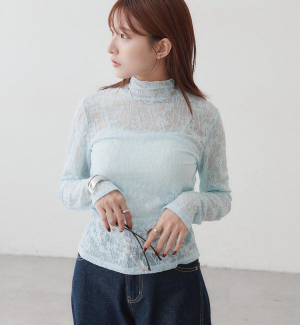  「レースタートルプルオーバー」|Tシャツ・カットソー|