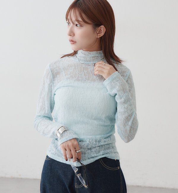  「レースタートルプルオーバー」|Tシャツ・カットソー|