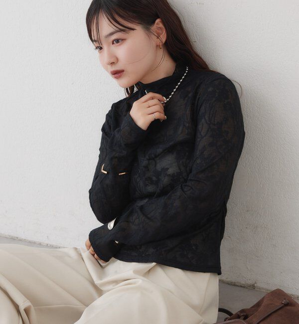  「レースタートルプルオーバー」|Tシャツ・カットソー|