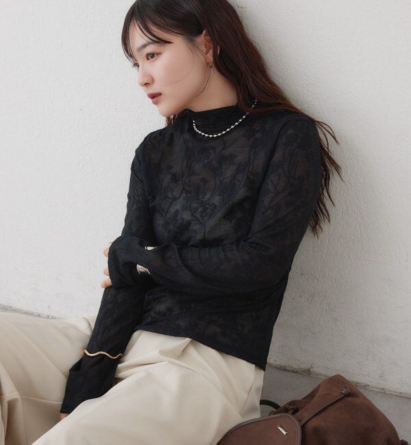  「レースタートルプルオーバー」|Tシャツ・カットソー|