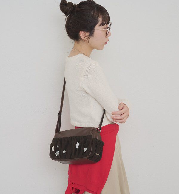  「【@_tulip08企画】ギャザーポケットビジューBAG」|トートバッグ|