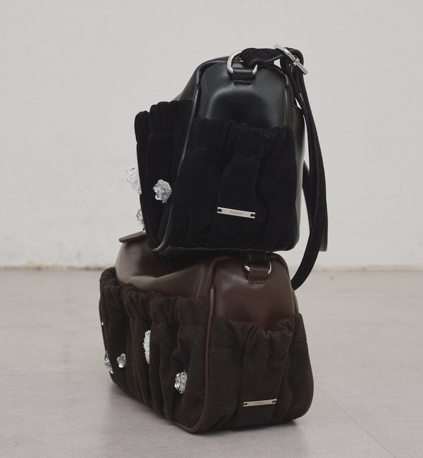  「【@_tulip08企画】ギャザーポケットビジューBAG」|トートバッグ|
