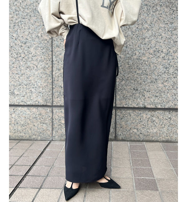 Rouge vif「2wayサスペンダー付きタイトスカート」|スカート|