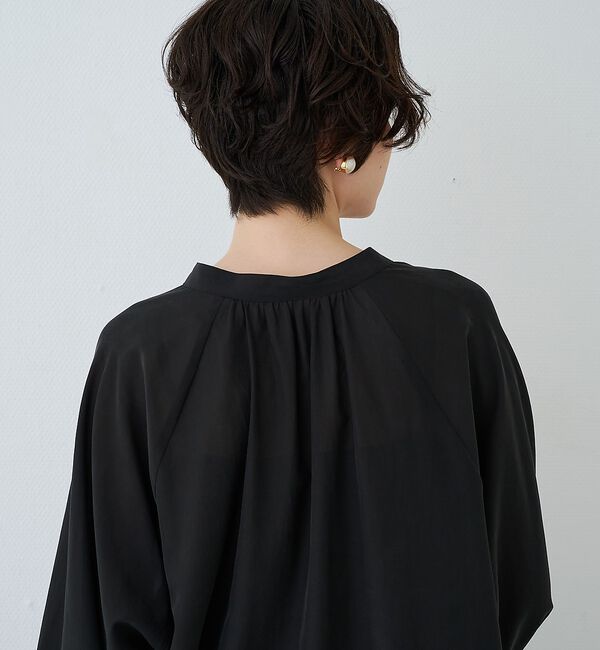 Rouge vif「【セットアップ対応】フィブリルスキッパーブラウス」|シャツ・ブラウス|