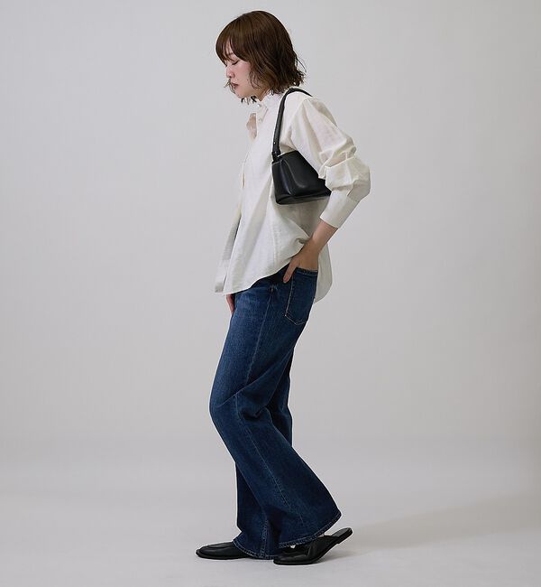 qualite「【Healthy DENIM/ヘルシーデニム】Aqua / アクア ルーズフレア」|デニム|