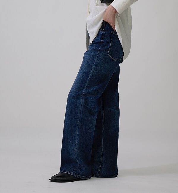 qualite「【Healthy DENIM/ヘルシーデニム】Aqua / アクア ルーズフレア」|デニム|