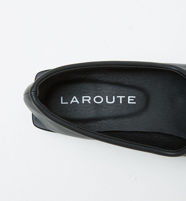 AU BANNISTER「【LAROUTE】レースアップギャザー ソフトパンプス」|その他|