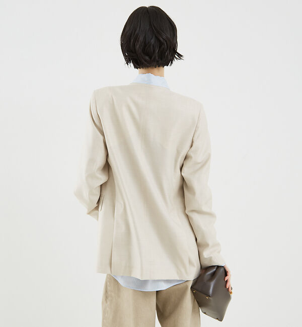 The Store by C' 「【COCUCA】ノーカラージャケット」|ノーカラージャケット|
