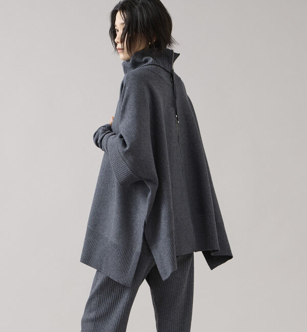 Liesse「【大草直子さんコラボ】2WAYケープジップニット（セットアップ可/店舗限定カラーあり）」|ニット・セーター|