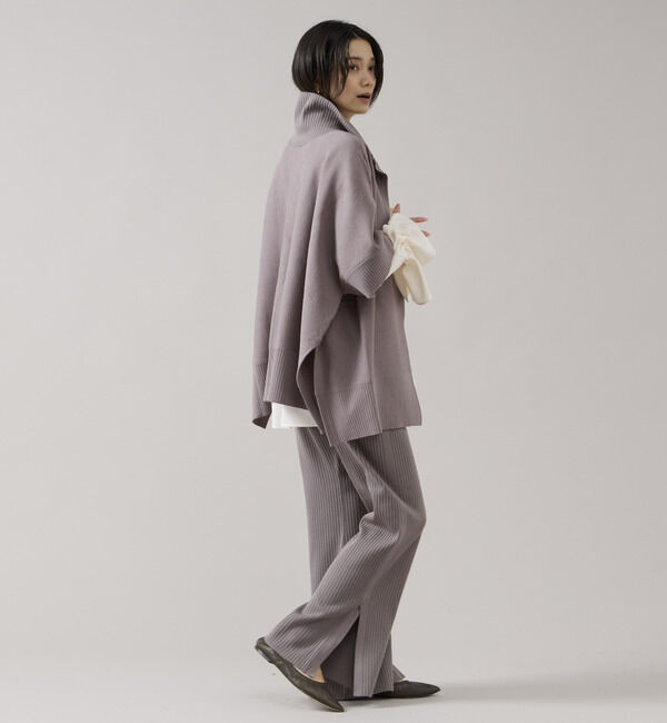 Liesse「【大草直子さんコラボ】2WAYケープジップニット（セットアップ可/店舗限定カラーあり）」|ニット・セーター|