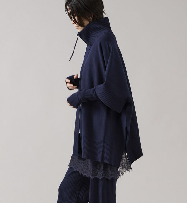 Liesse「【大草直子さんコラボ】2WAYケープジップニット（セットアップ可/店舗限定カラーあり）」|ニット・セーター|