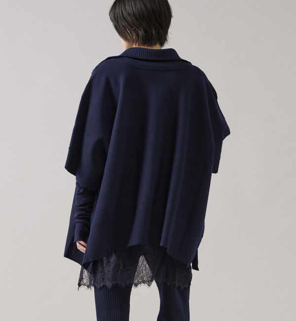 Liesse「【大草直子さんコラボ】2WAYケープジップニット（セットアップ可/店舗限定カラーあり）」|ニット・セーター|