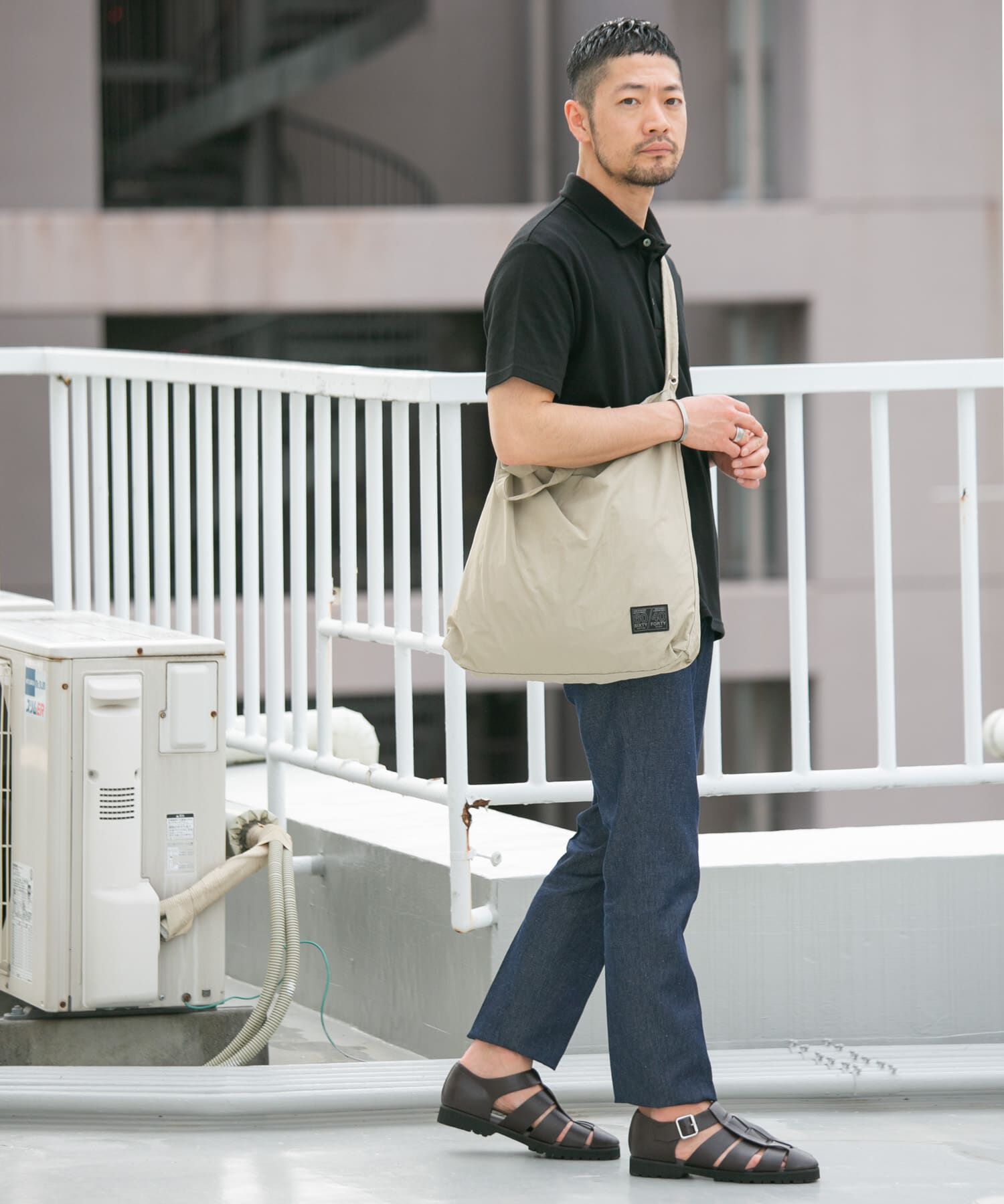RODE SKO「『ユニセックス』ロクヨンギャザーショルダートートバッグ」|トートバッグ|