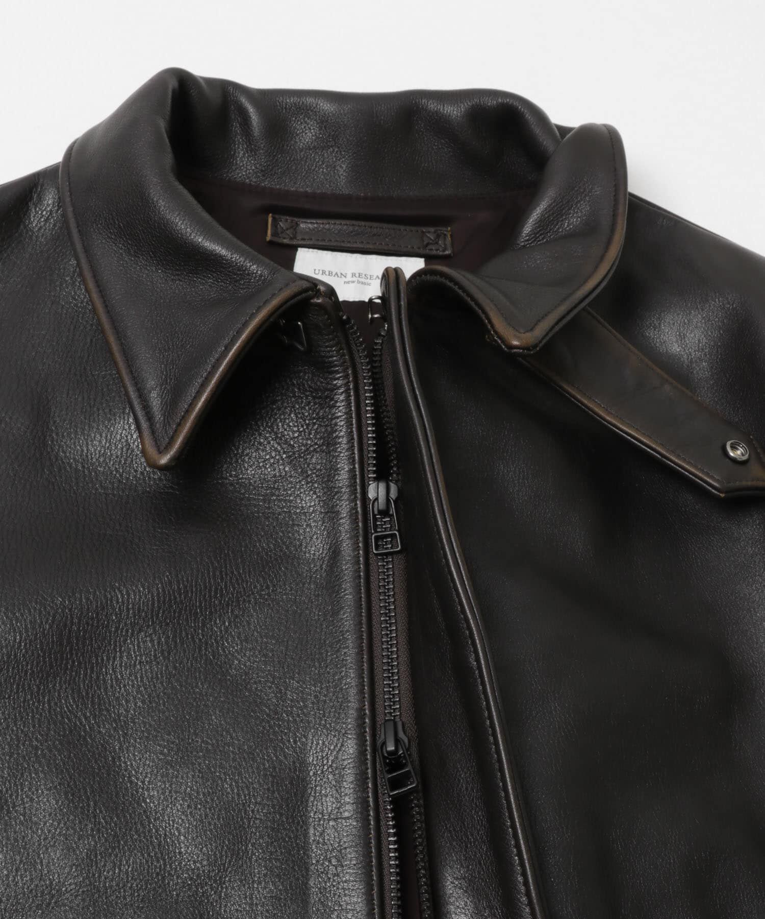 URBAN RESEARCH「new basic　COW LEATHER TYPE A-2 JACKET」|その他|