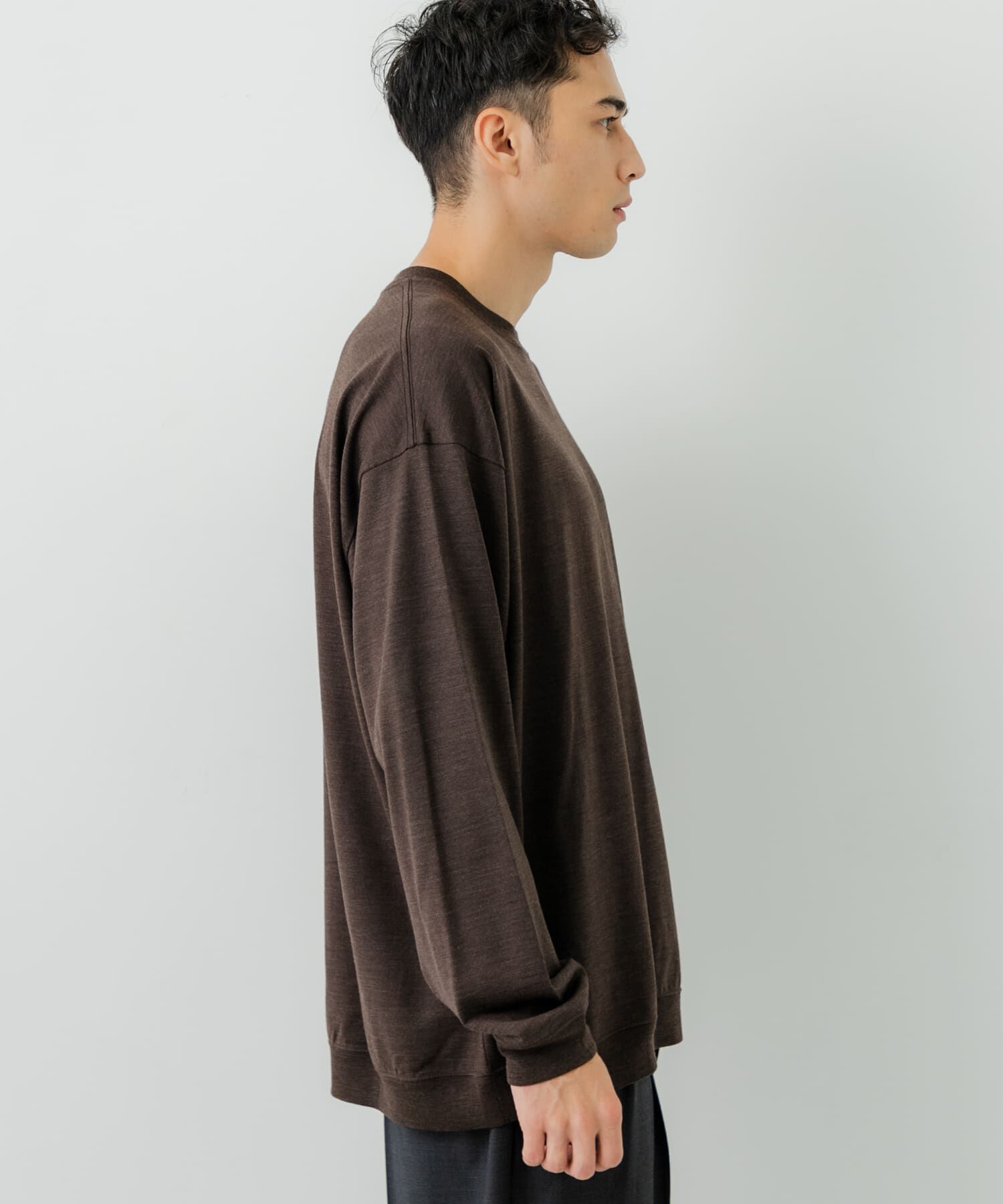 URBAN RESEARCH「new basic　WASHABLE MERINO WOOL CREW-NECK」|ニット・セーター|