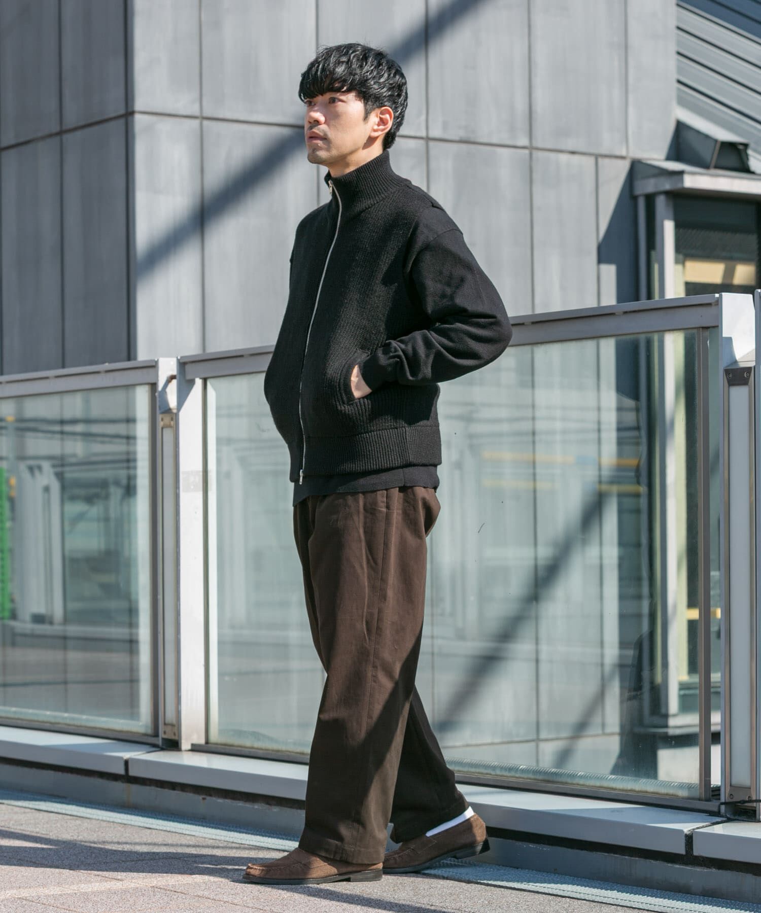 URBAN RESEARCH ROSSO「ドライバーズニットベスト」|ベスト・ジレ|