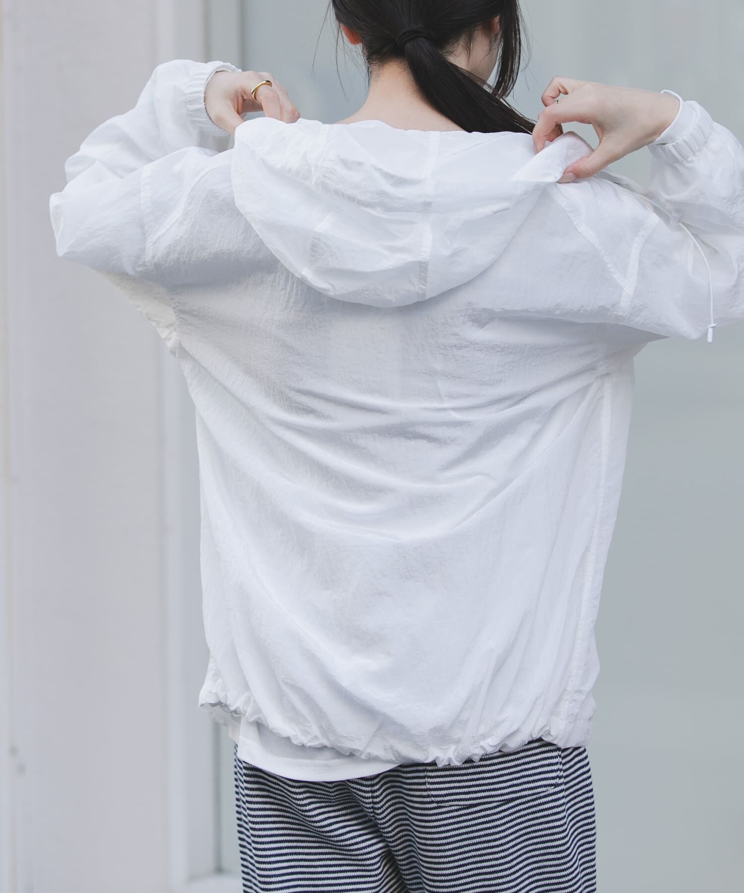 URBAN RESEARCH DOORS「FORK&SPOON　シアーアノラックパーカー」|パーカー|
