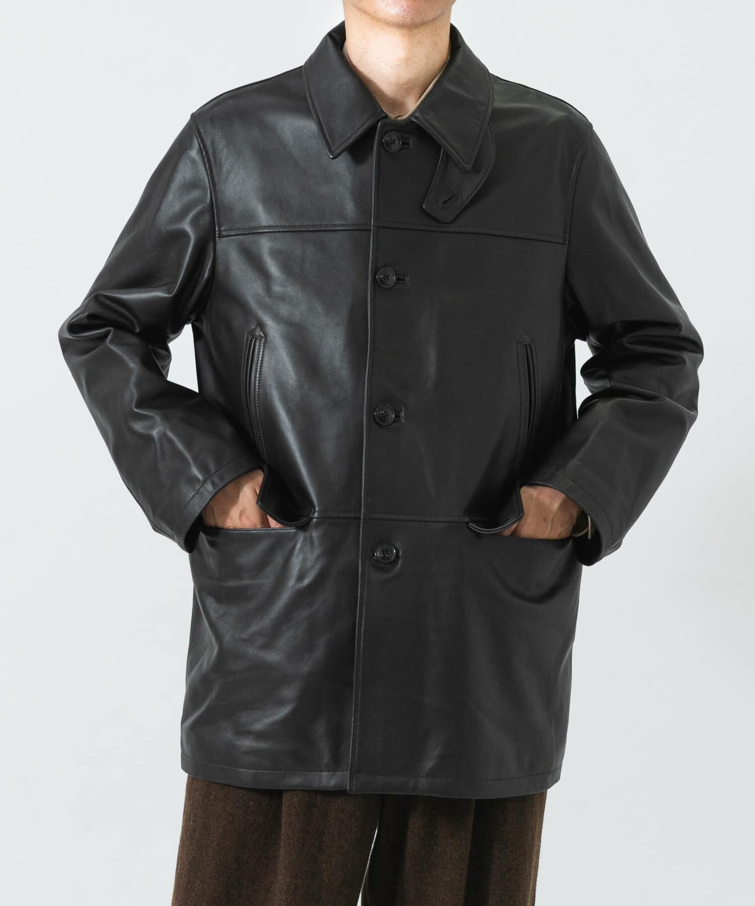 URBAN RESEARCH「new basic　LAMB LEATHER CAR COAT」|その他|