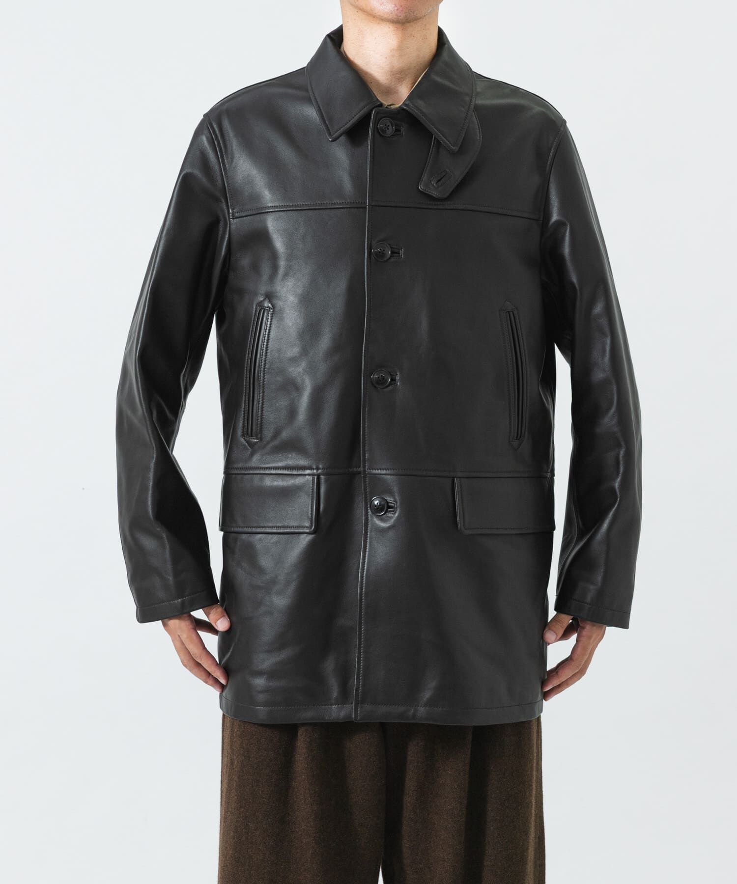 URBAN RESEARCH「new basic　LAMB LEATHER CAR COAT」|その他|