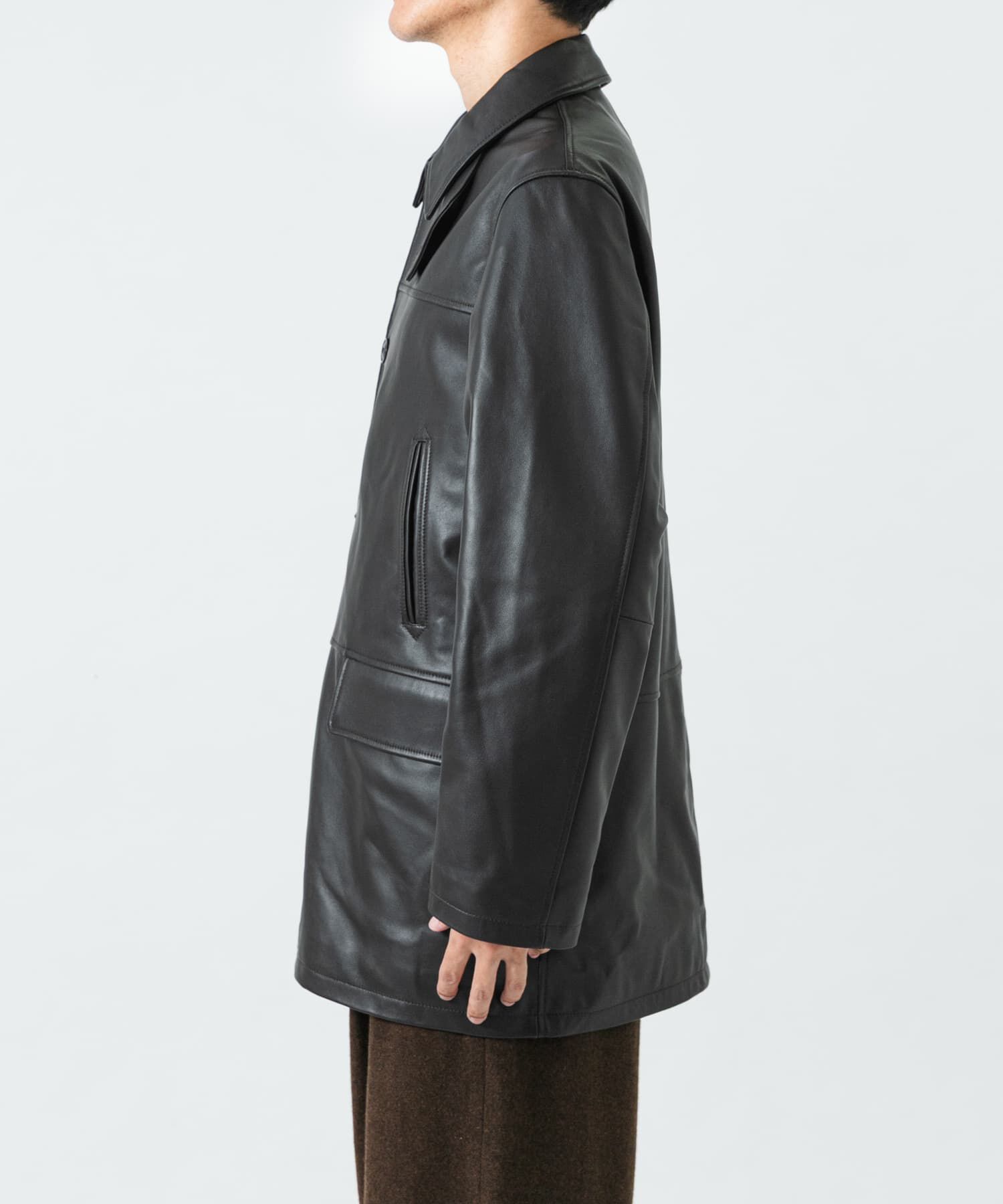 URBAN RESEARCH「new basic　LAMB LEATHER CAR COAT」|その他|